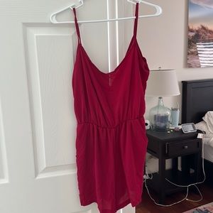 Cranberry romper